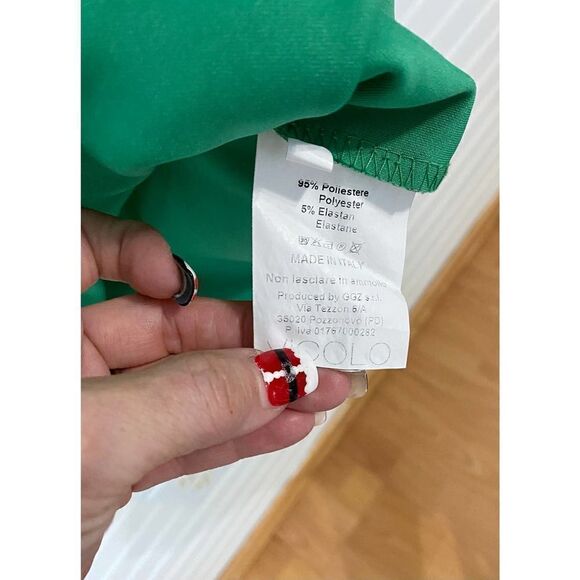 Vicolo Green 3/4 Bell Sleeve Relax Fit Tunic Size Large - Picture 5 of 8